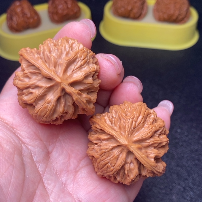 【闪购商品】文玩核桃把件357号苹果40