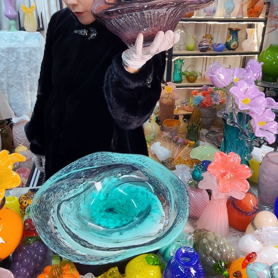 梅***.果盘家悦美居琉璃摆件不完美