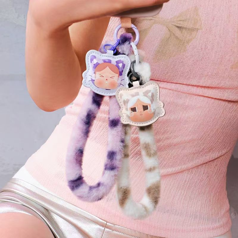 【代拆】CRYBABY豹豹猫猫手机挂链系列盲盒
