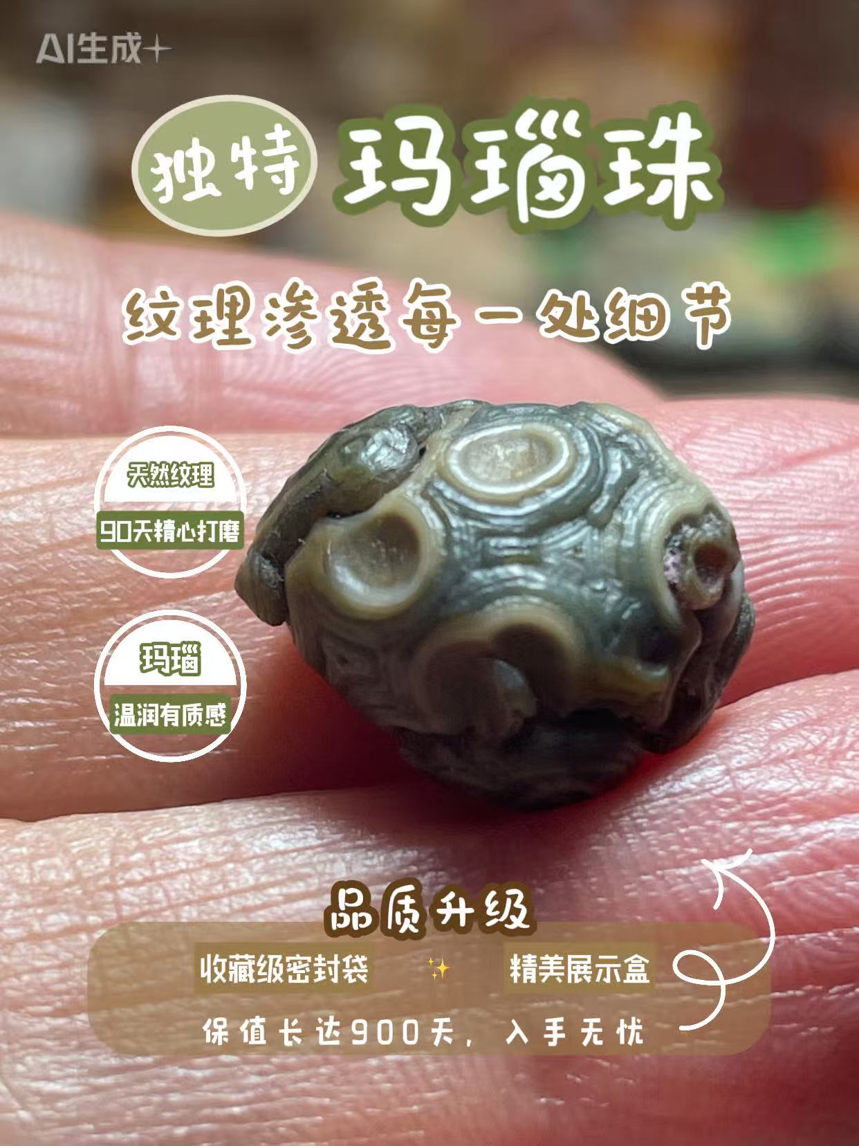 独特戈壁石眼睛石筋脉石可作观赏石摆件