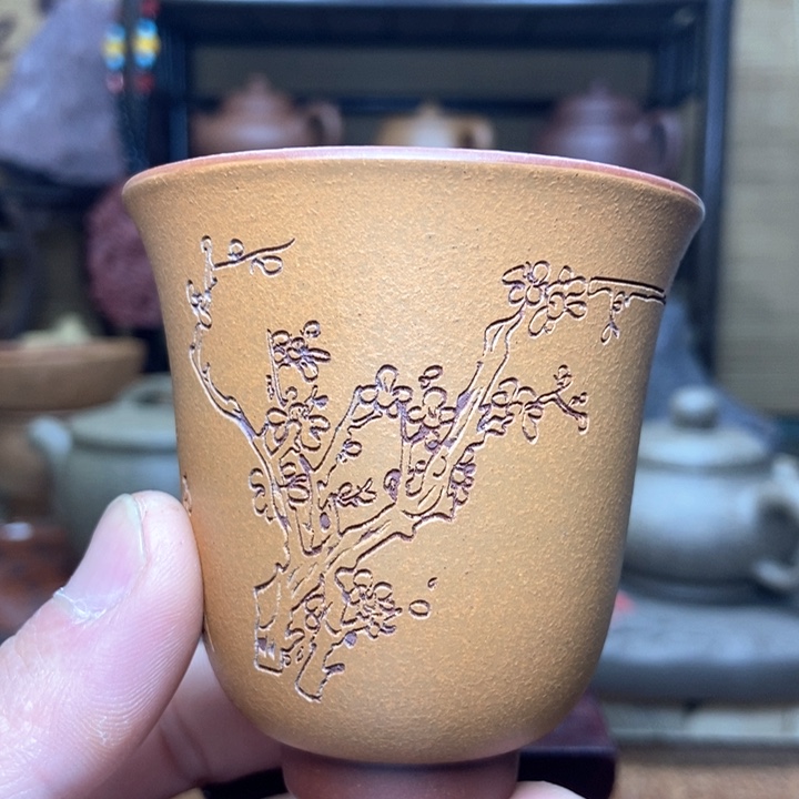 紫砂茶杯紫砂主人杯