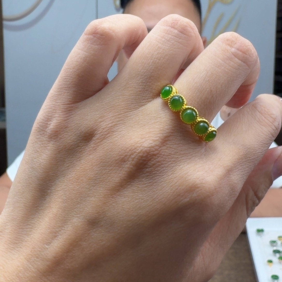 和田玉戒指未镶嵌多样性发货 拍一发一