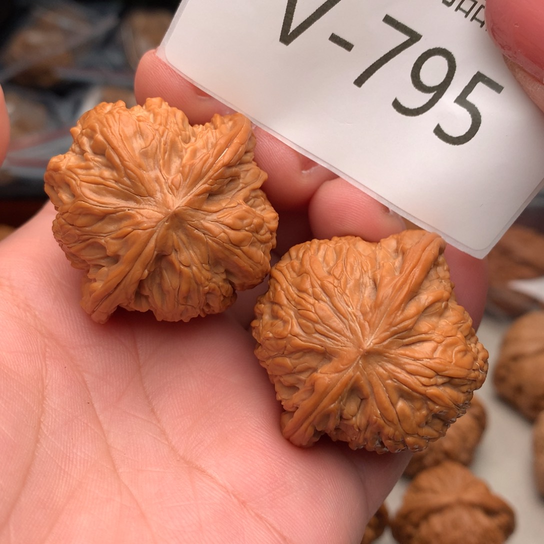 文玩核桃把件40磨盘………