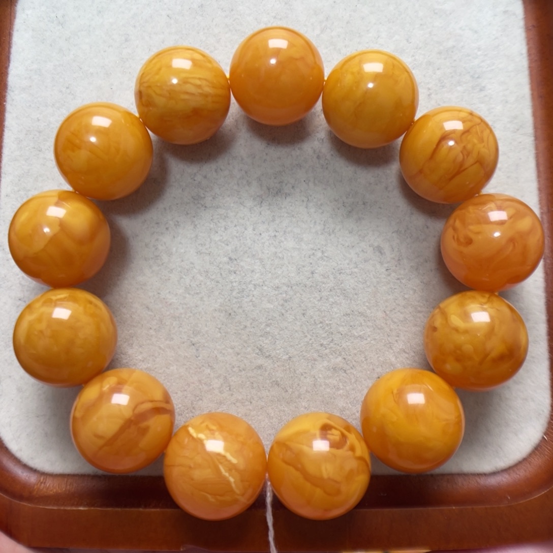 蜜蜡未镶嵌手串蜜蜡