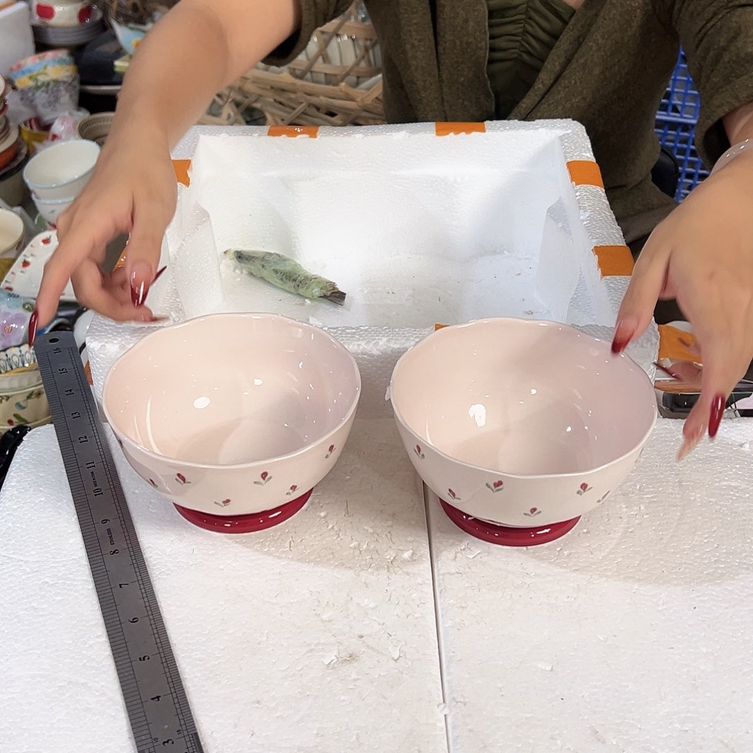 潮州陶瓷工厂微瑕5.5寸