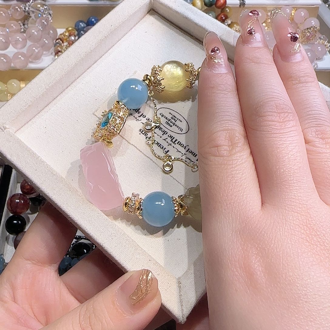 水晶手链未镶嵌把