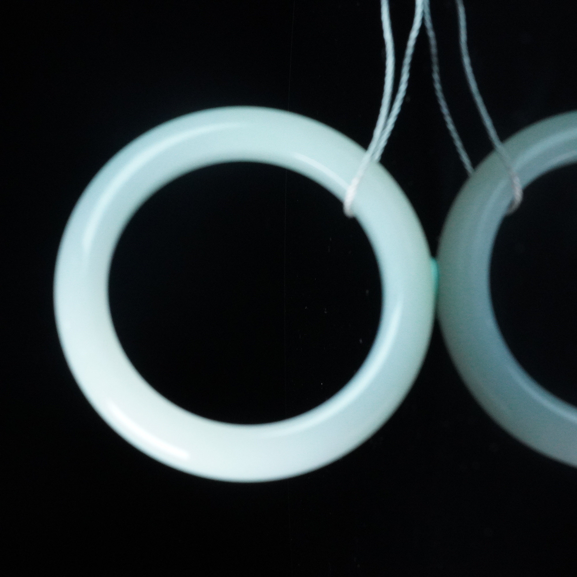 和田玉素面凝脂手镯2507060040