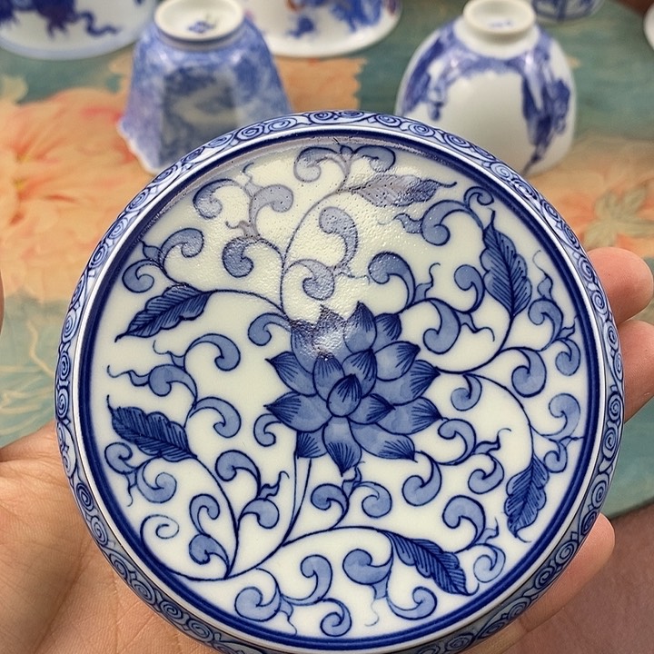 杯现代景德镇全手工全手绘茶具168888