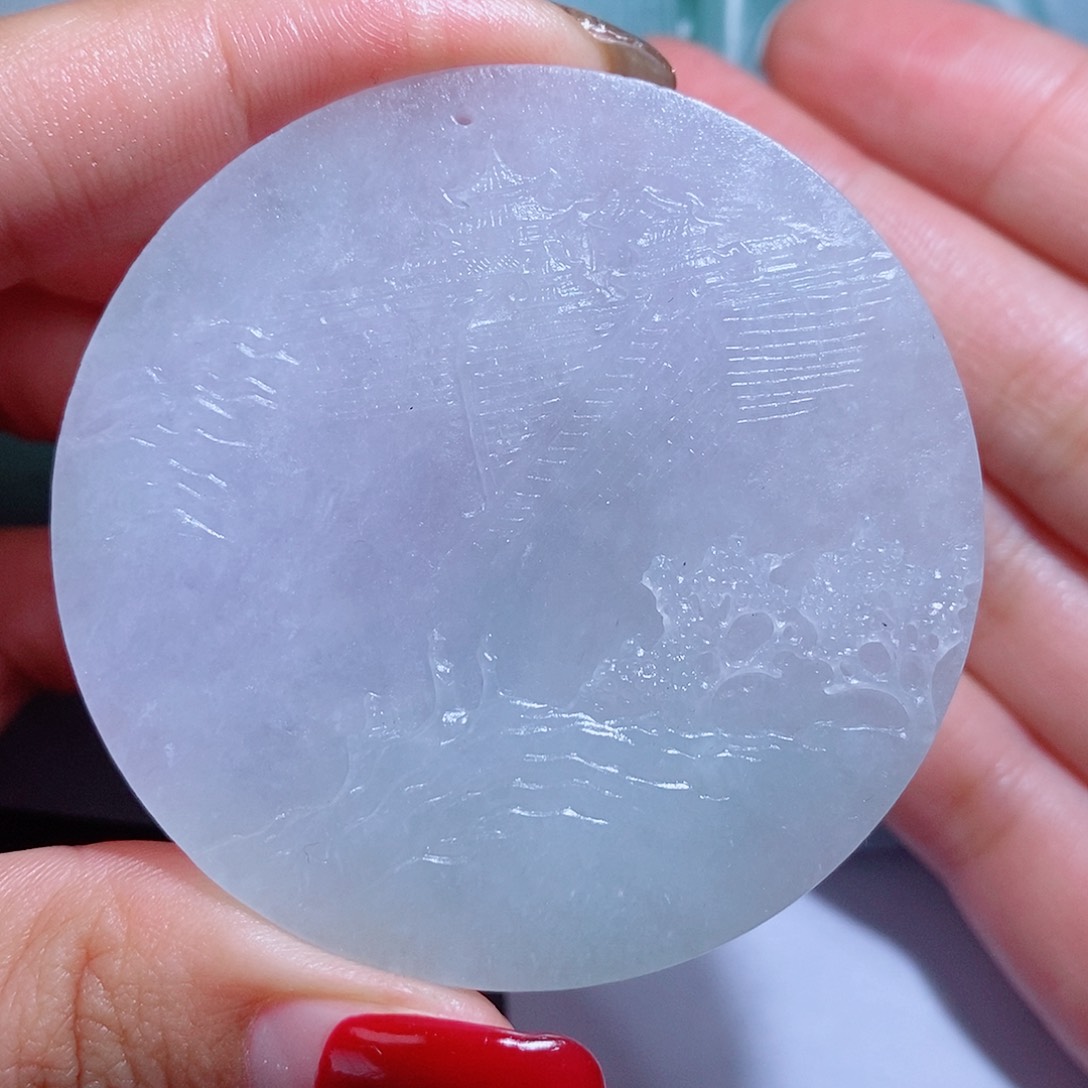 定制翡翠未镶嵌毛货不支持退货下单需确认抛光