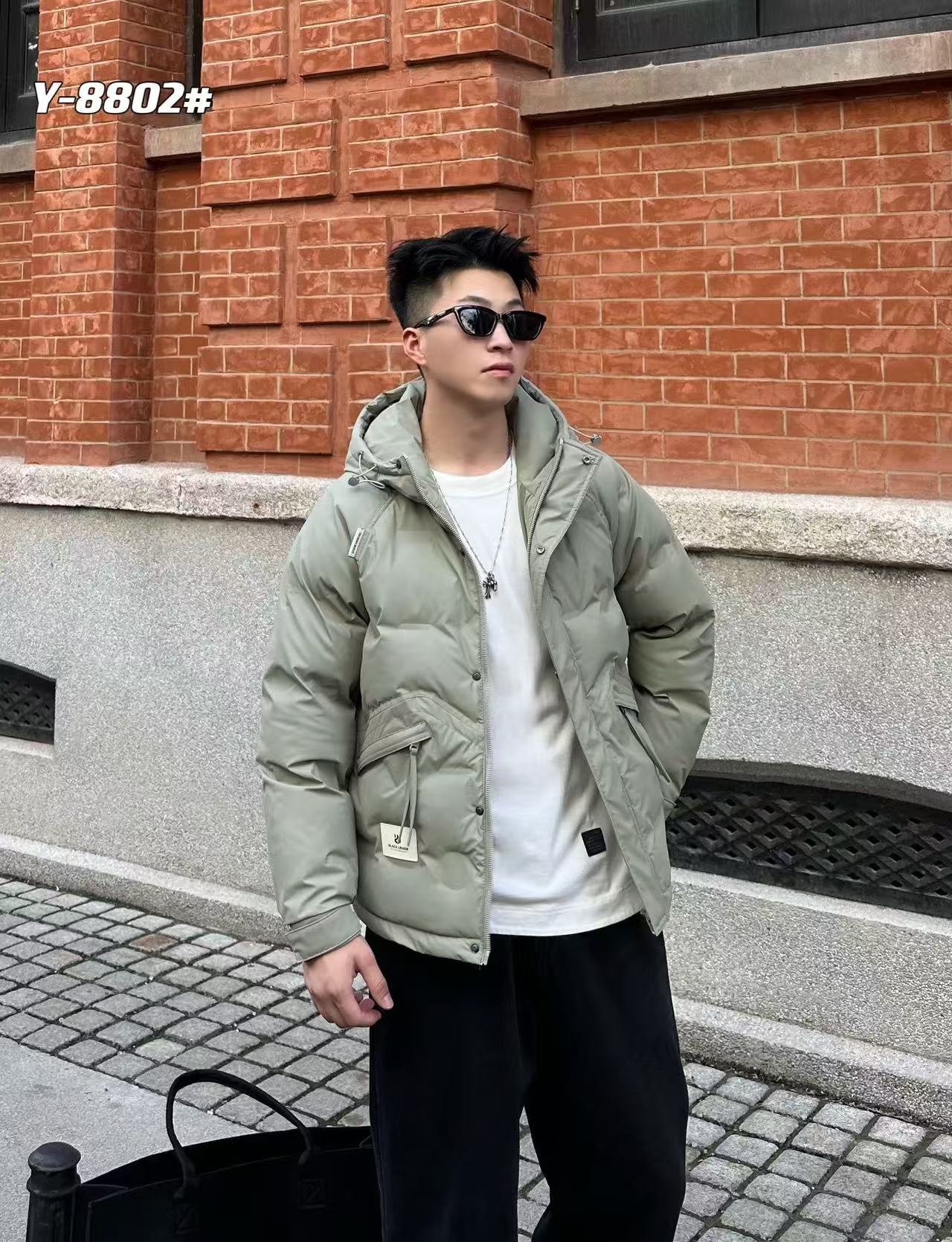 MB8802【春啸东明】新款防寒工装连帽保暖外套#