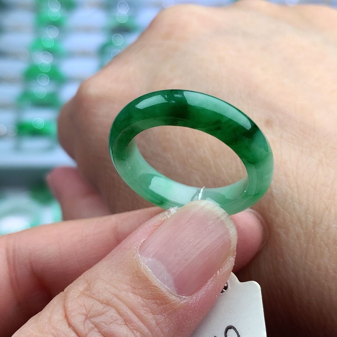 未镶嵌戒指翡翠18号