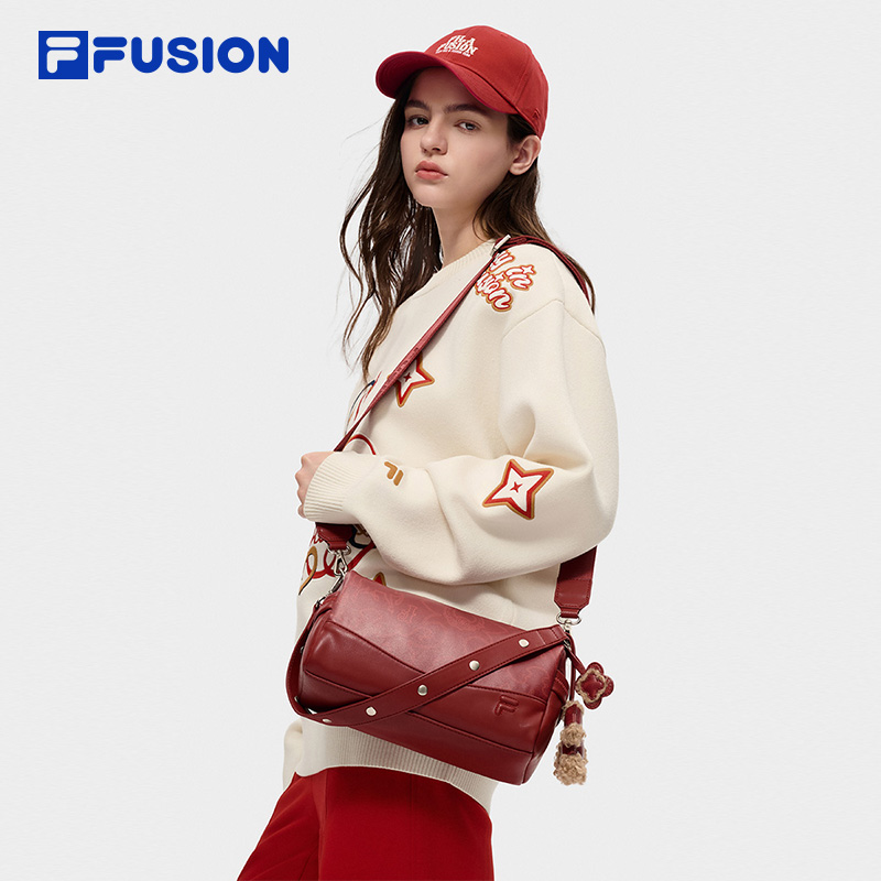 【多色包】FILA斐乐单肩包春季休闲逛街情侣户外通勤T13U613123F