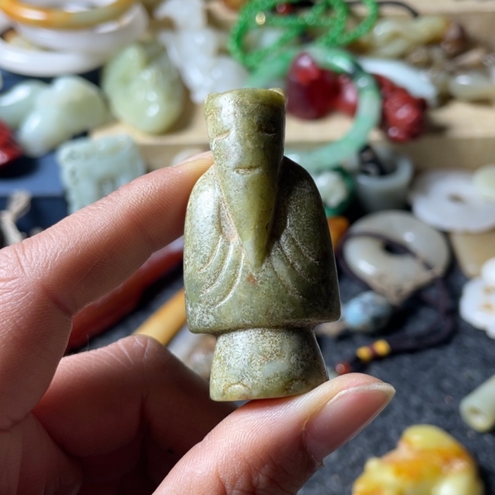 和田玉未镶嵌吊坠(不含链)