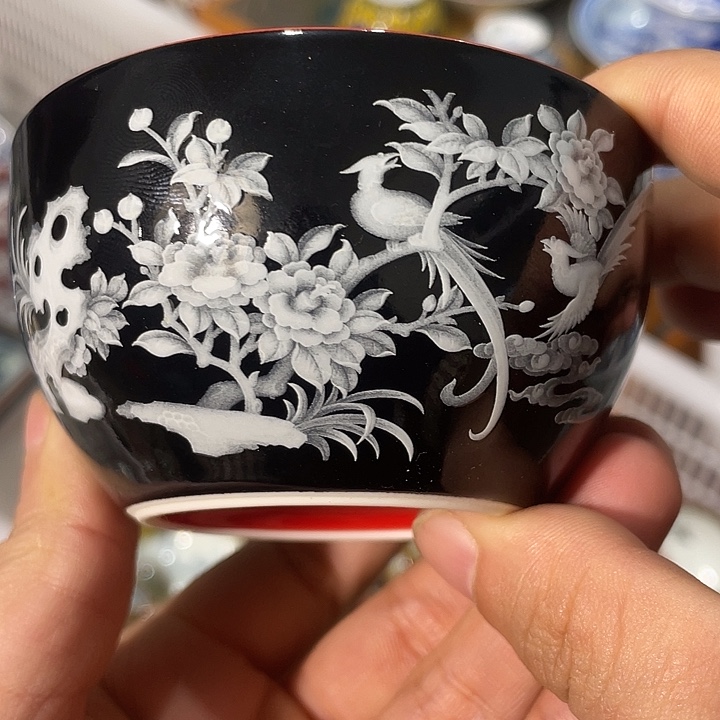 摆件陶景德镇陶瓷主人杯233