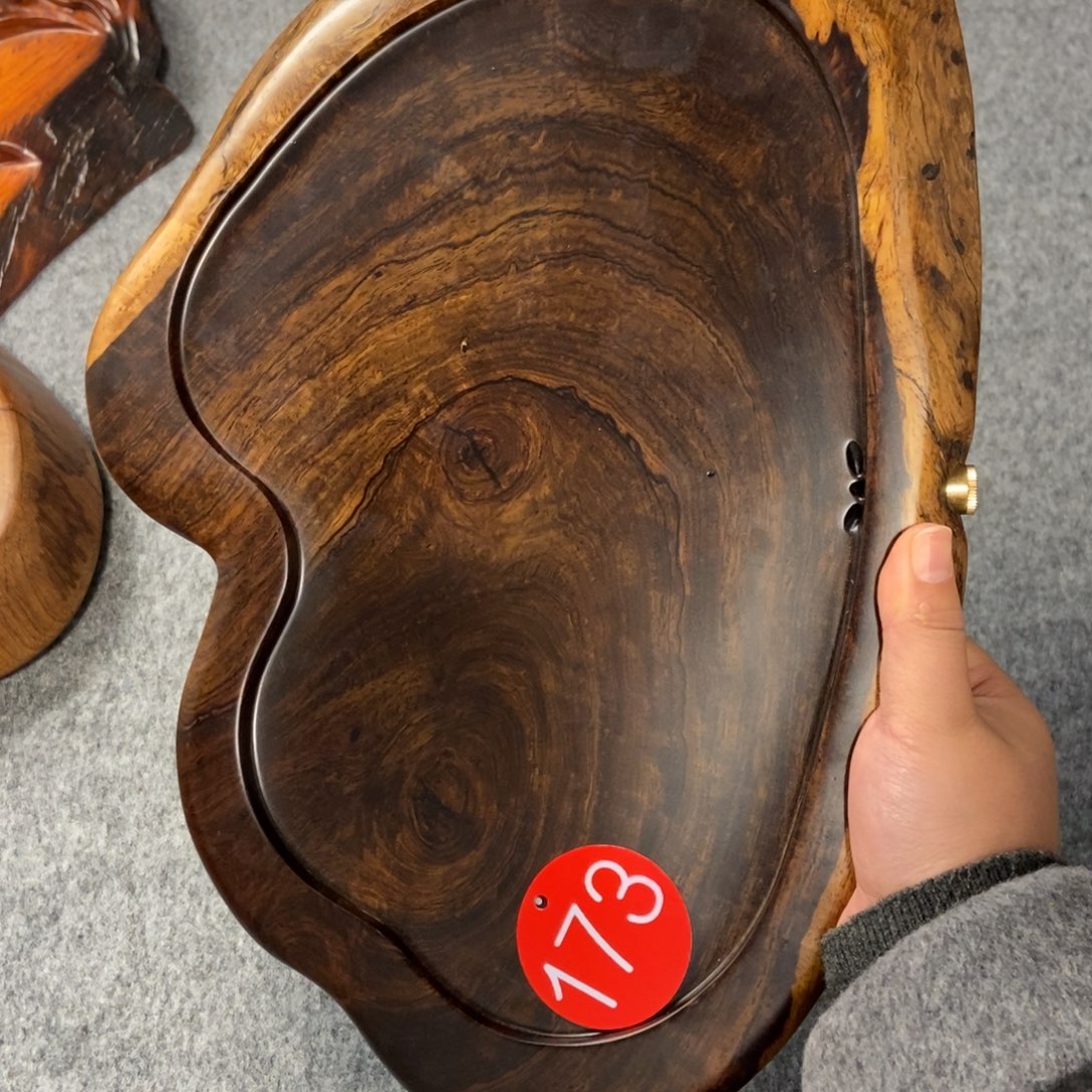 阳***光黑檀木随行实木茶盘