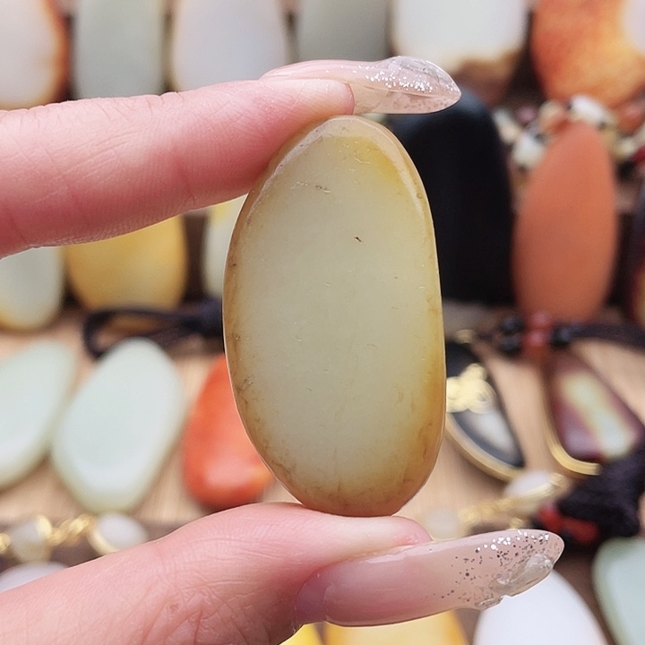 和田玉手把未镶嵌