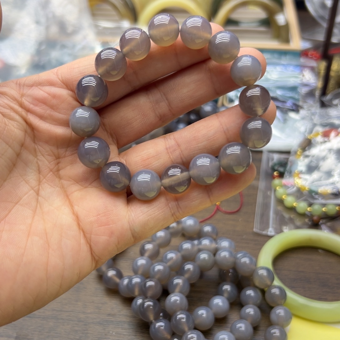 玛瑙/玉髓未镶嵌手链575