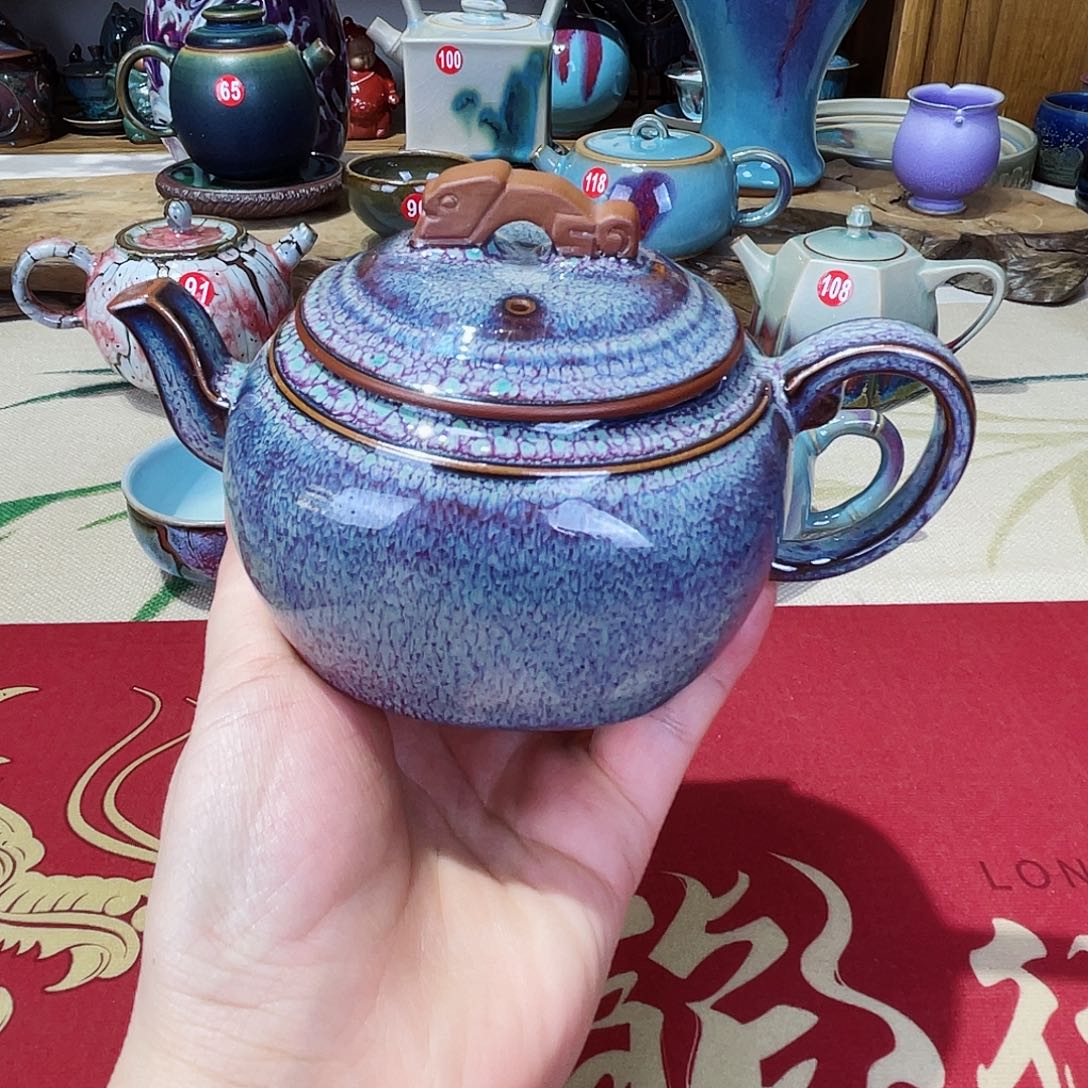 壶禹州钧瓷艺术作品