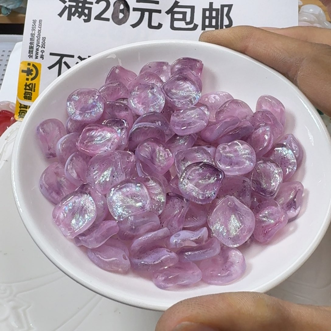 玻璃32号小山茶花有色点瑕疵