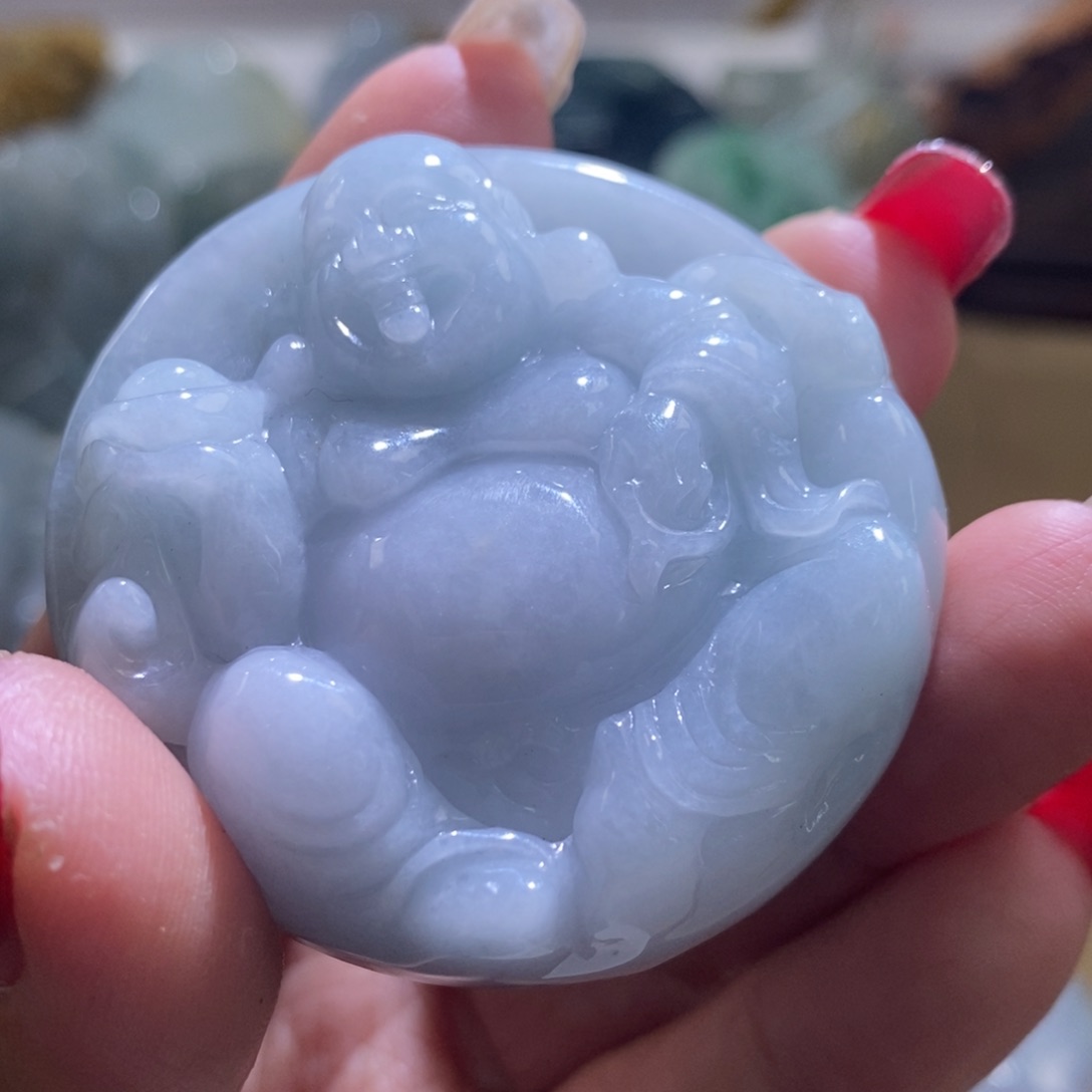 【闪购商品】翡翠颈饰未镶嵌佛