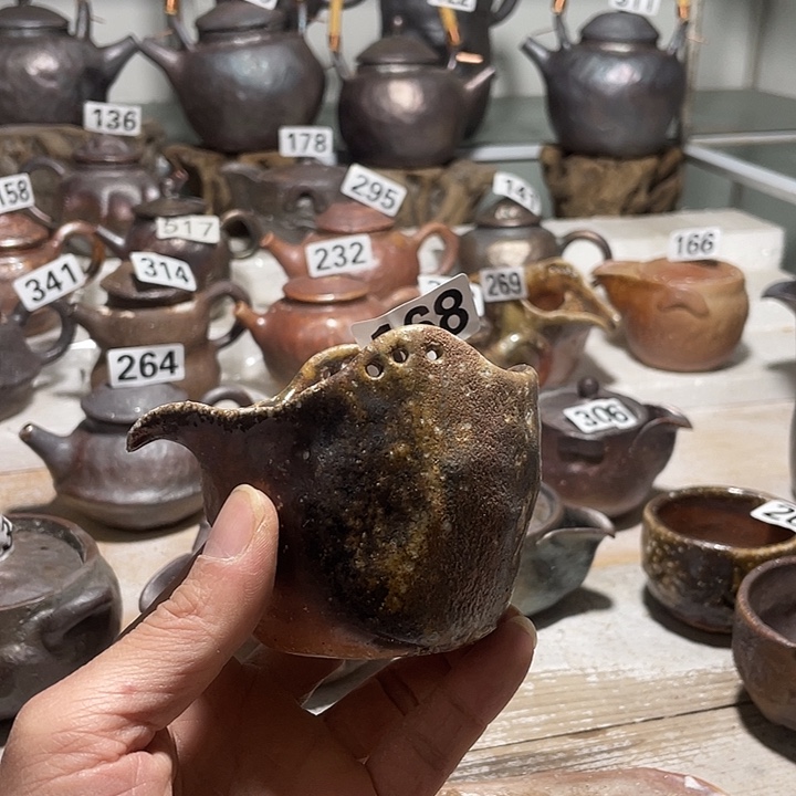 纯手工柴烧茶具精品