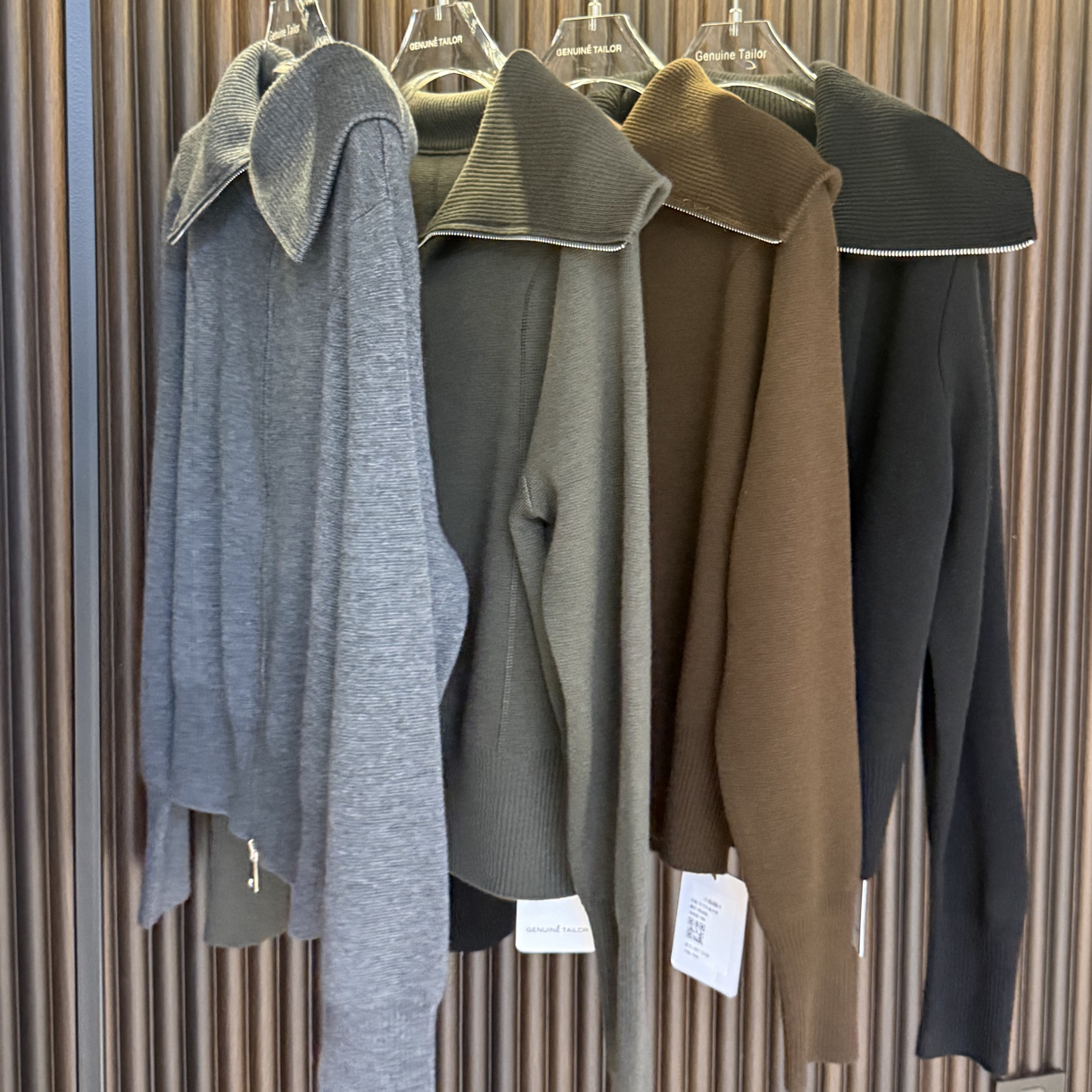 减龄百搭POLO领毛针织衫