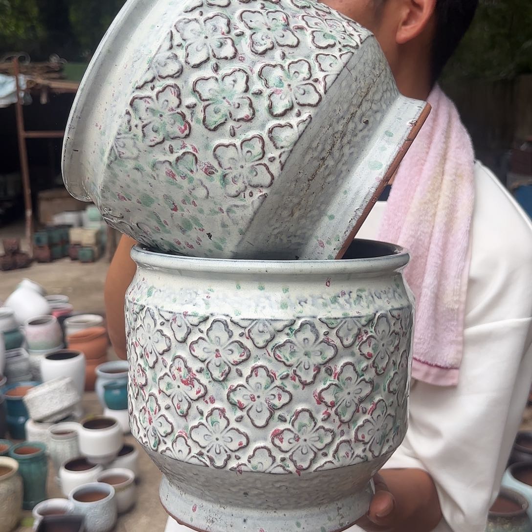 菠萝两个口径19高度19