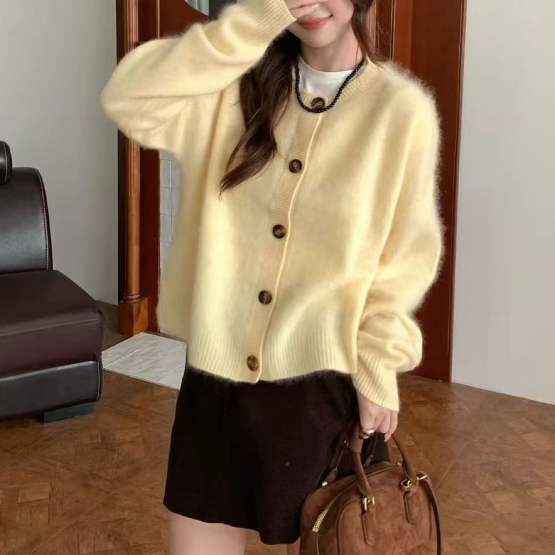 羊织 濮院羊毛绒孤品针织衫