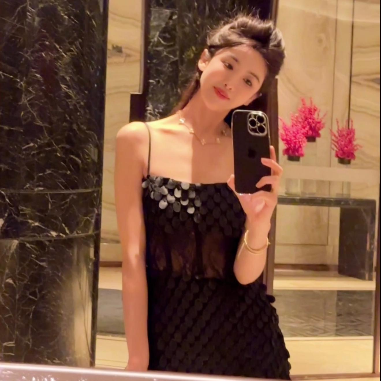 BABY ANNE【Rish Asians】系列-贵气黑美人鱼连衣裙TZ251012