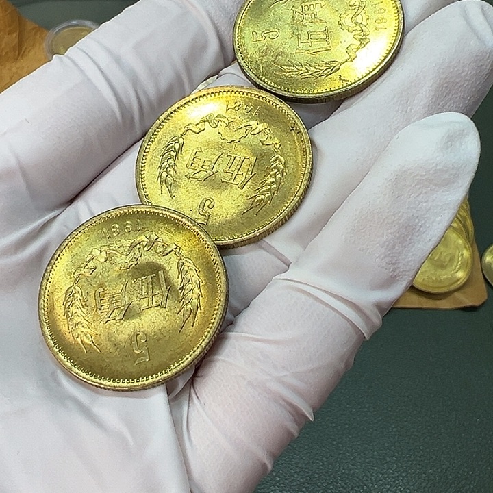 其他普通金属1981年5角一枚扣盒