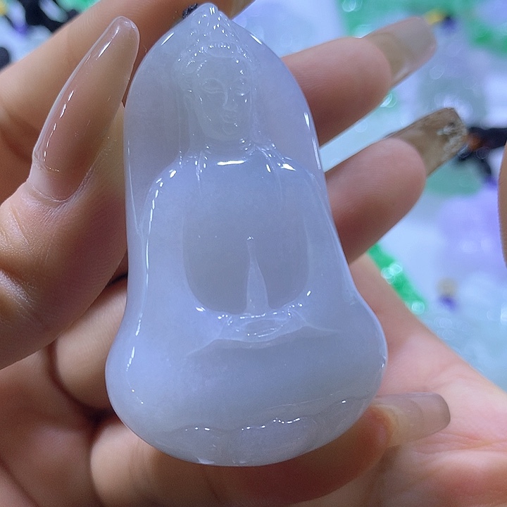 翡翠未镶嵌颈饰天然翡翠A货吊坠