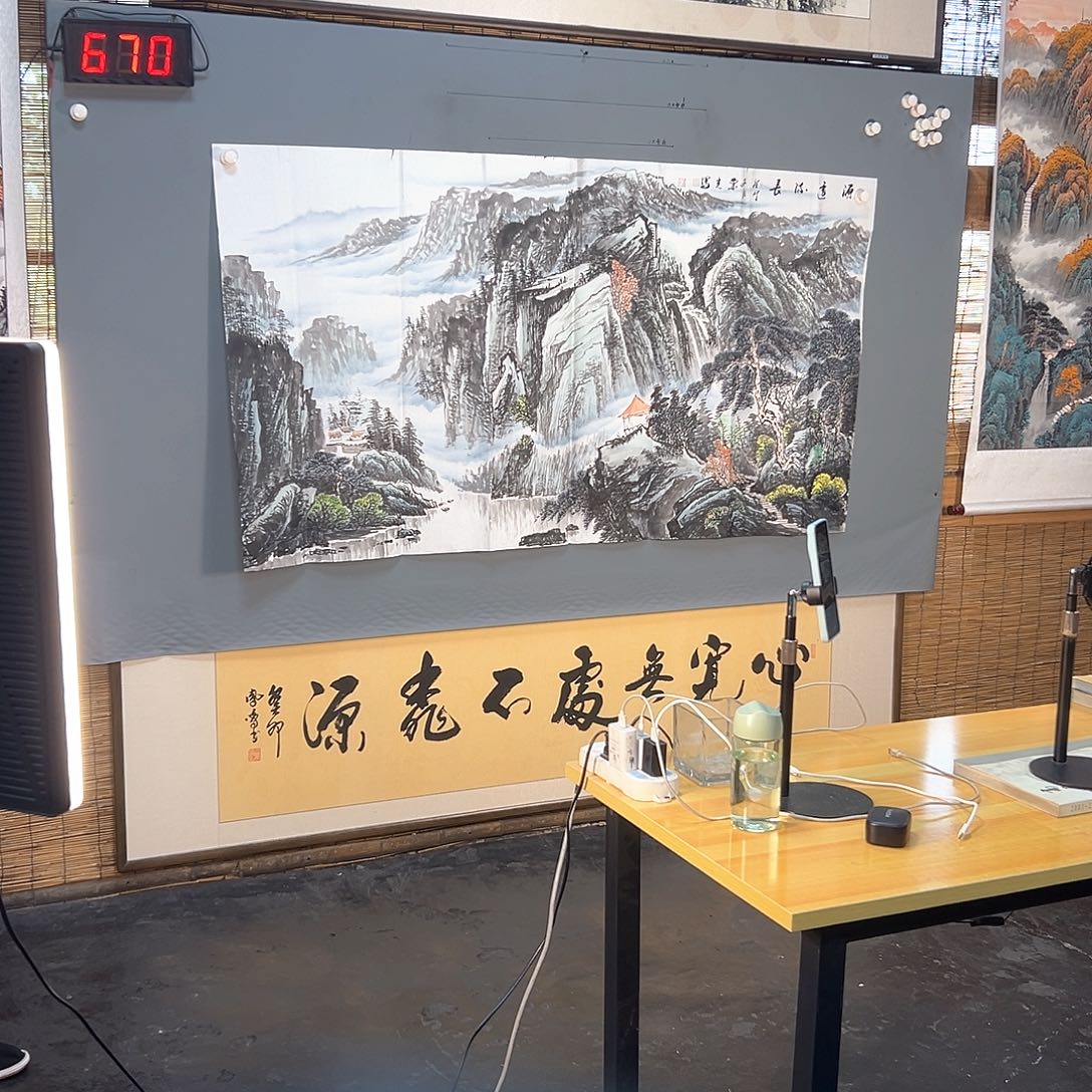 国画670 花鸟和蝴蝶都会被它们