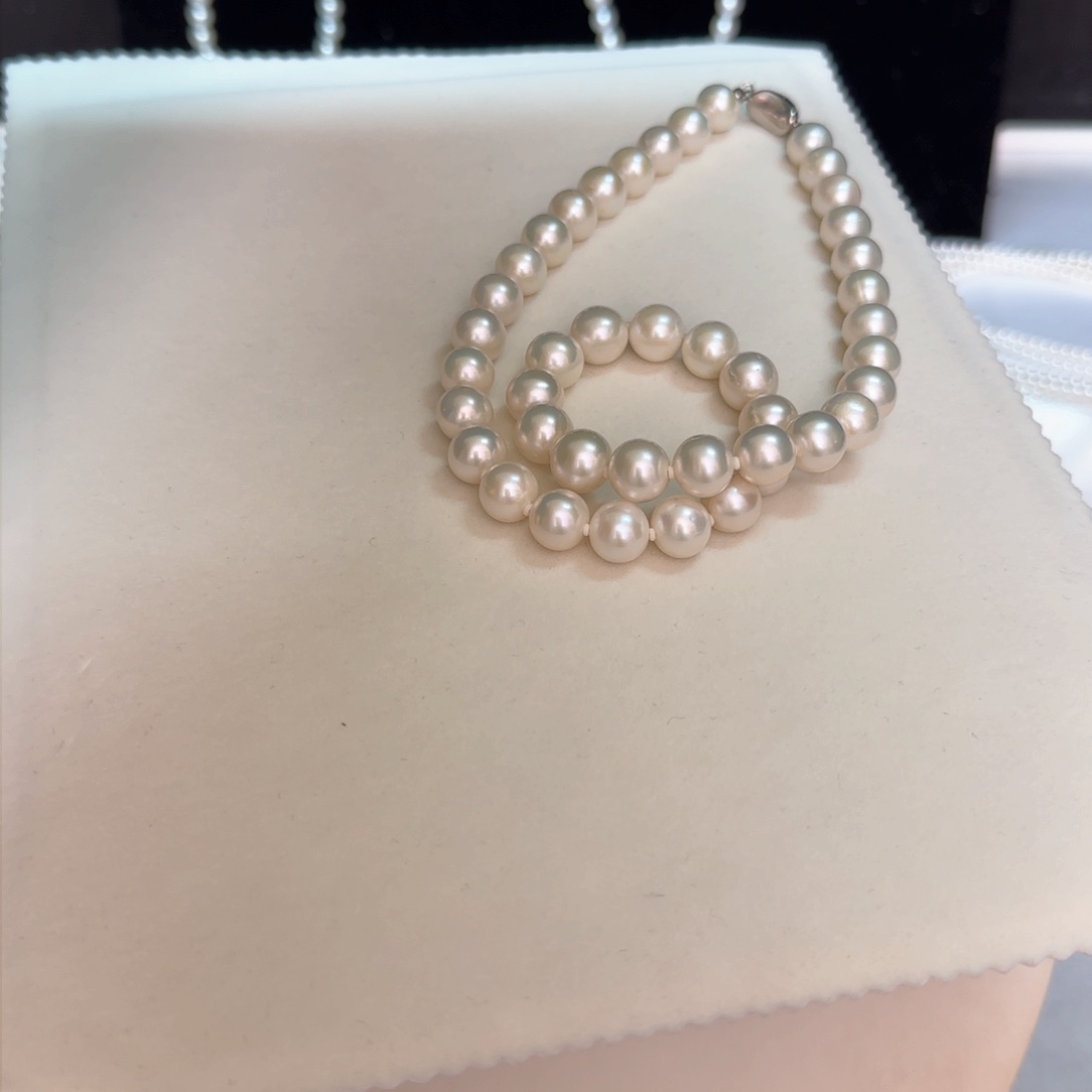 【闪购商品】淡水珍珠项链银S925镶嵌