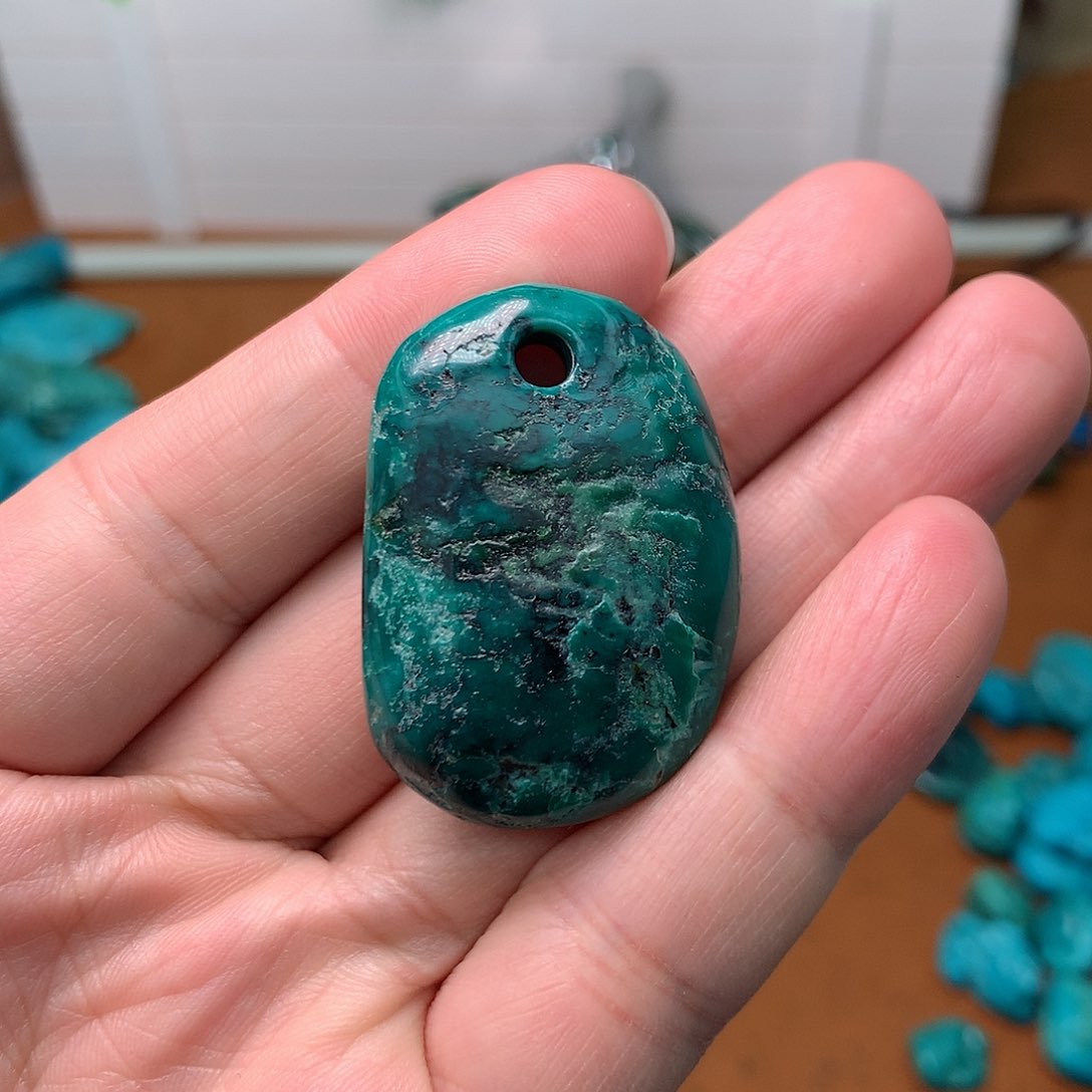 绿松石珠宝奇石未镶嵌饱*