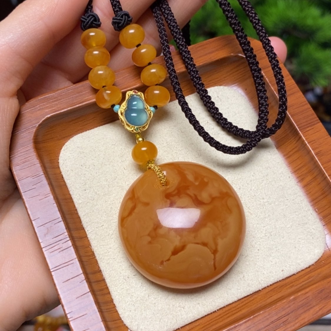 【闪购商品】蜜蜡颈饰未镶嵌项链