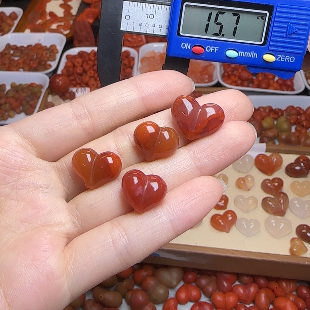 南红玛瑙未镶嵌吊坠(不含链)