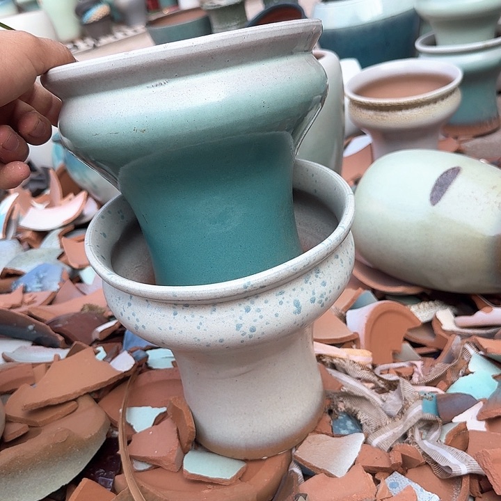 微瑕花盆透气花盆