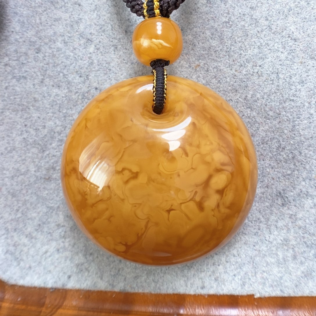 蜜蜡项链未镶嵌蜜蜡吊坠