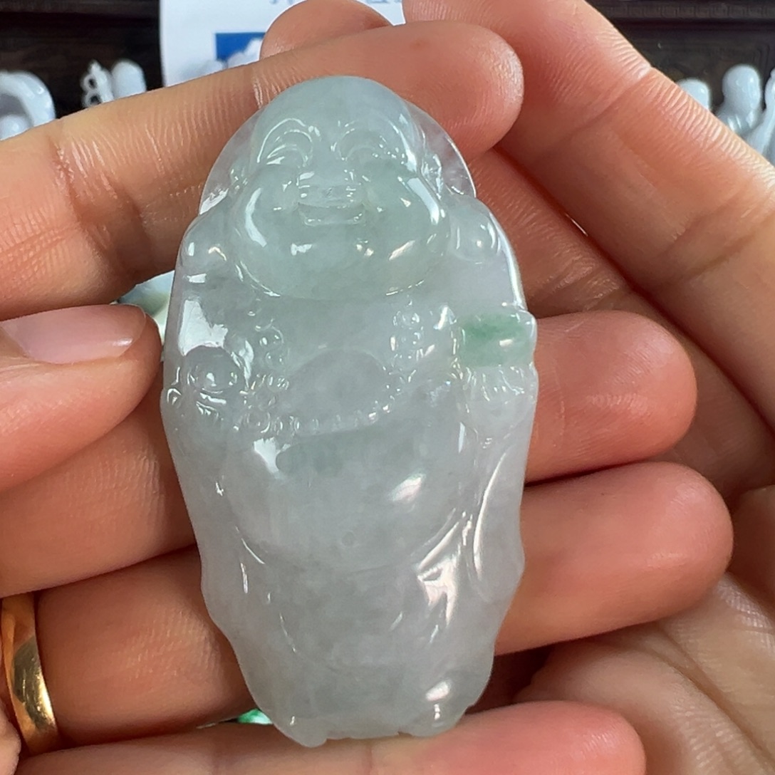 翡翠未镶嵌手镯天然翡翠挂件