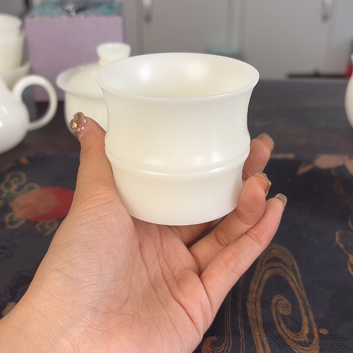 龙泉云间青瓷小米茶器
