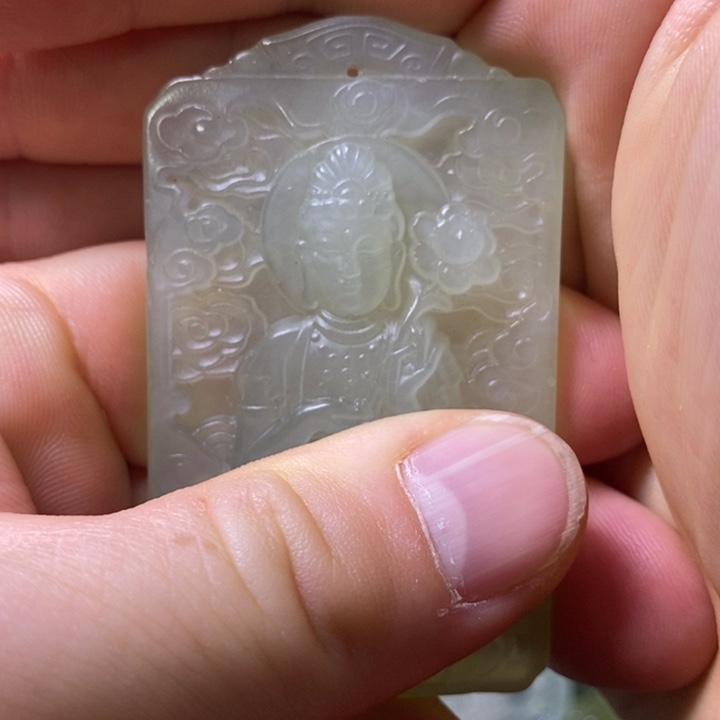 岫玉岫玉颈饰未镶嵌过**恋