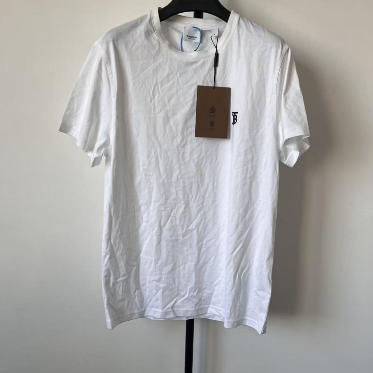 未使用 BURBERRY/博柏利 专属标识图案棉质短袖T恤 01752
