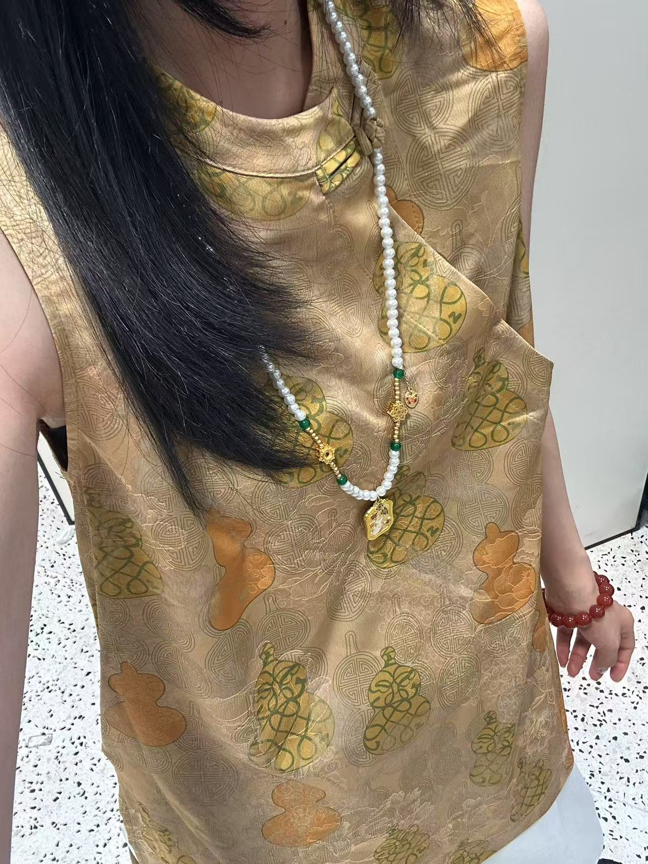 DEZI夏季出行穿搭国风刺绣马甲LS66138066