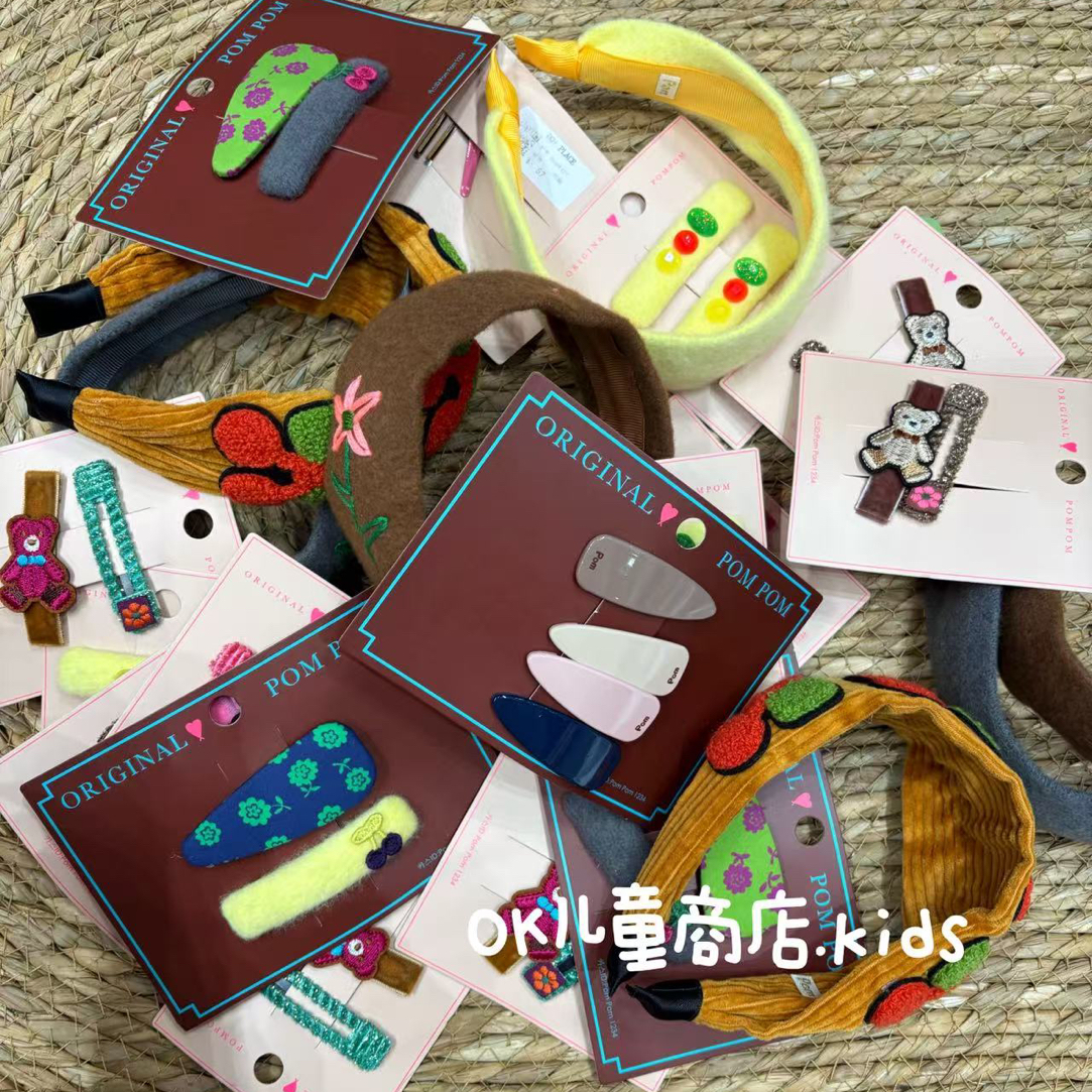 OKKIDS复古韩版洋气饰品头饰（8.9-39.9）无质量问题No退换儿童发圈