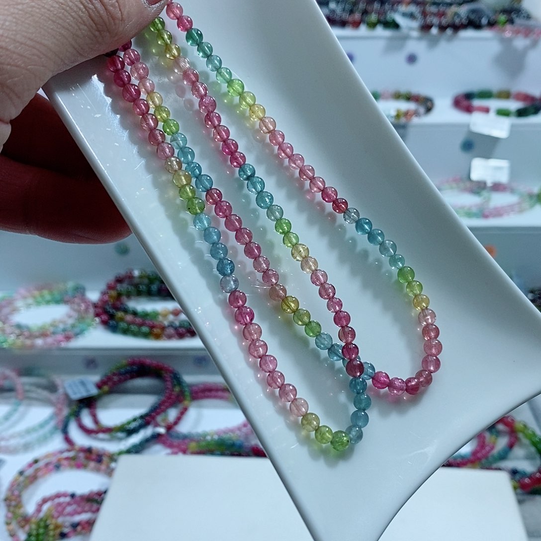 碧玺手链未镶嵌手链