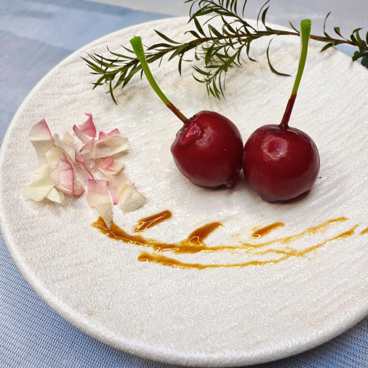 法式红酒樱桃鹅肝开袋即食法国鹅肝樱桃刺身