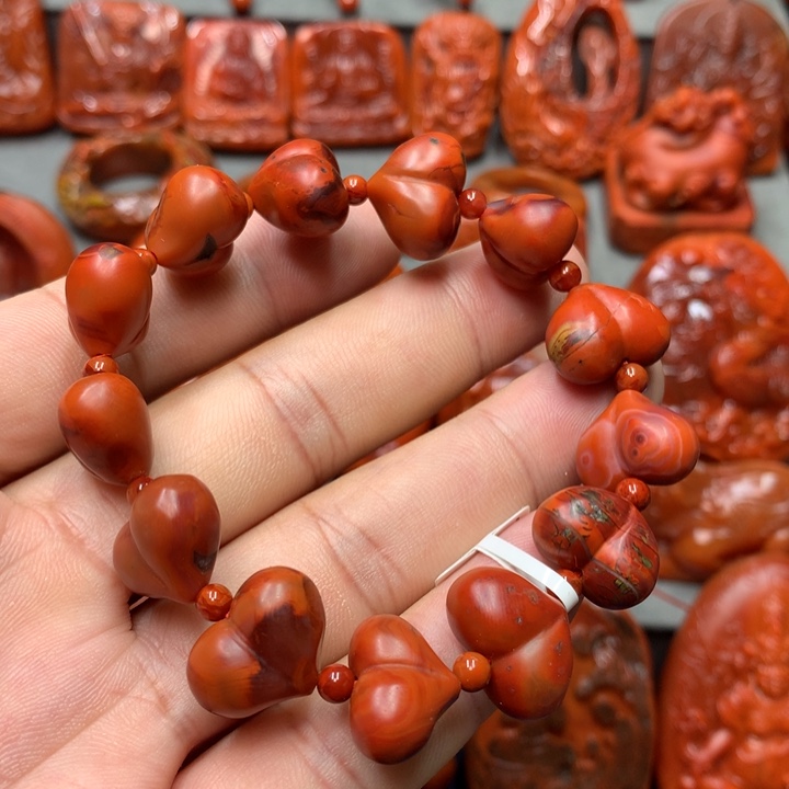 手串未镶嵌南红玛瑙