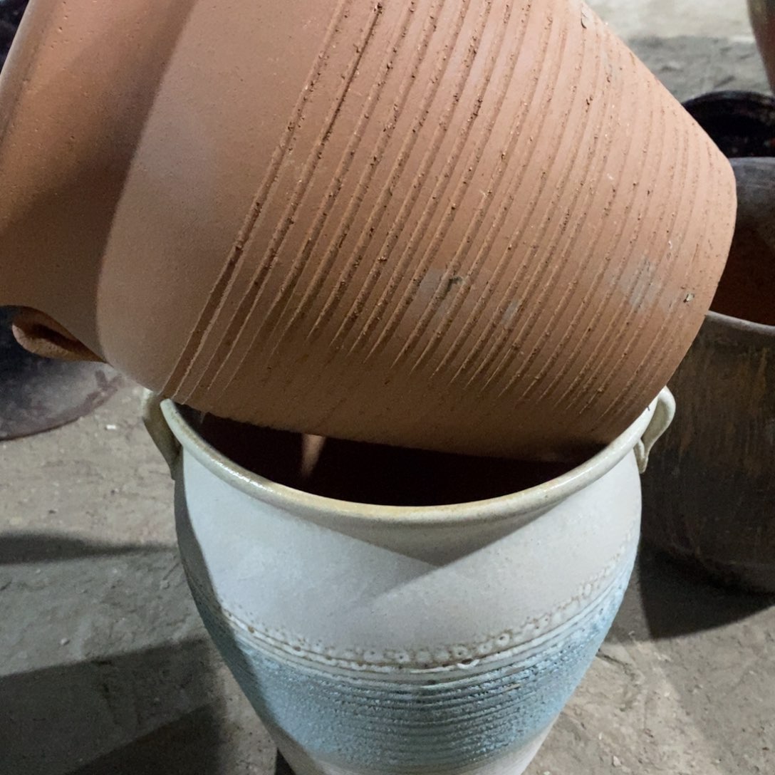 红陶瑕疵19-21两个