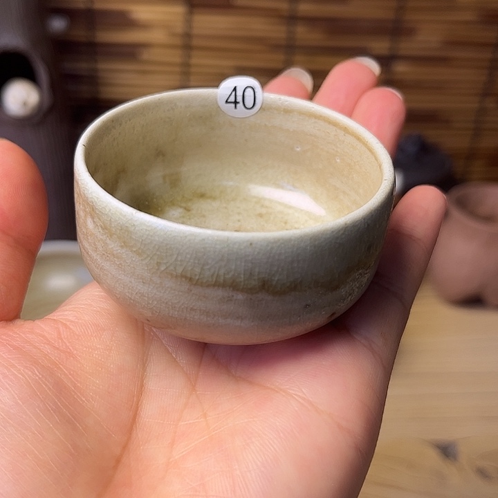 手公手作柴烧杯子