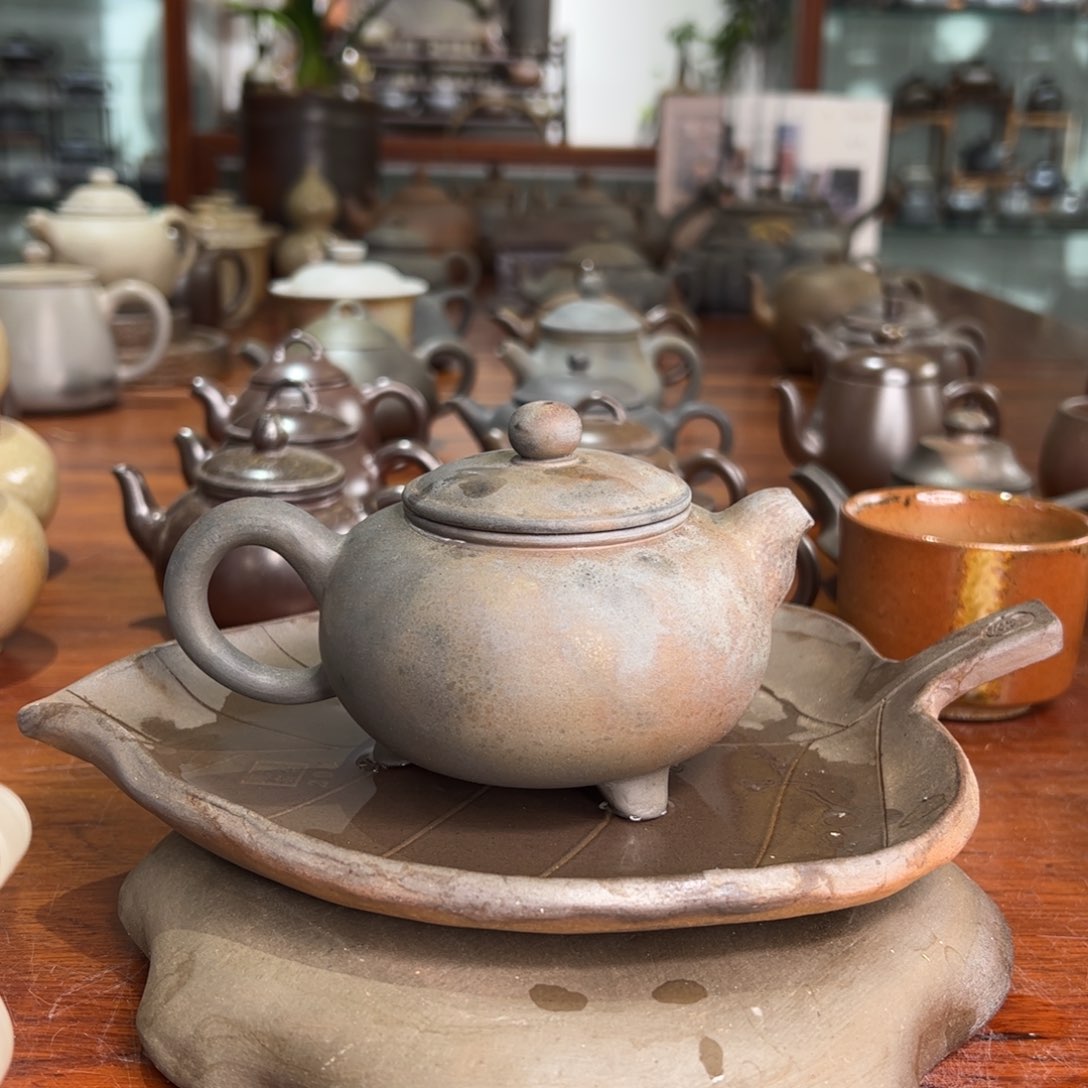 贵台龙窑柴烧茶壶A97